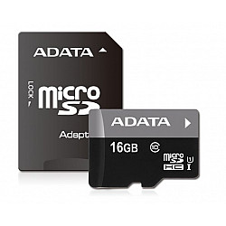ADATA UHS-I MicroSDHC 16GB class 10 + adapter AUSDH16GUICL10-RA1