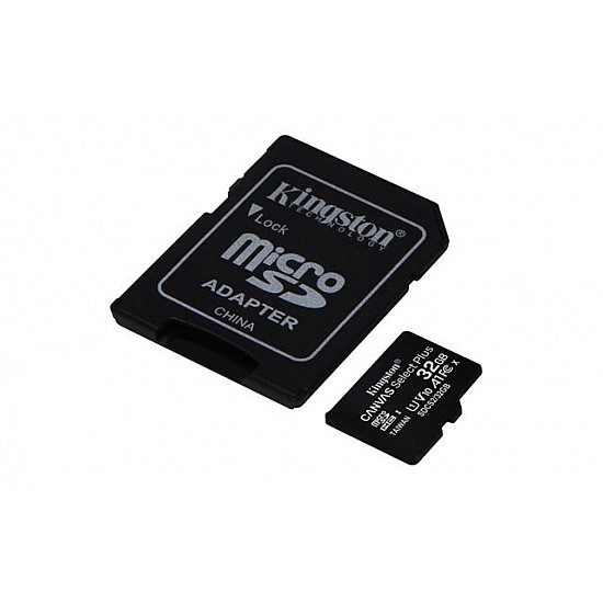 KINGSTON MICRO SD 32GB + SD adapter SDCS2, 32GB