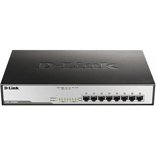 D LINK Switch neupravljivi, DGS-1008MP D LINK Switch neupravljivi, DGS-1008MP