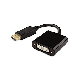 FAST ASIA Kabl adapter DisplayPort (M) - DVI-I Dual link (F) crni