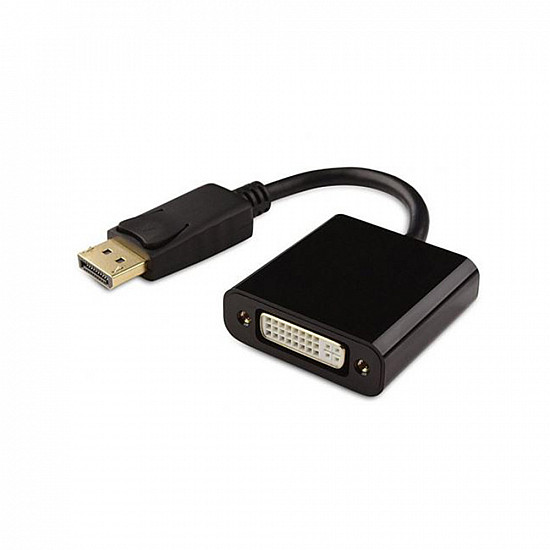 FAST ASIA Kabl adapter DisplayPort (M) - DVI-I Dual link (F) crni
