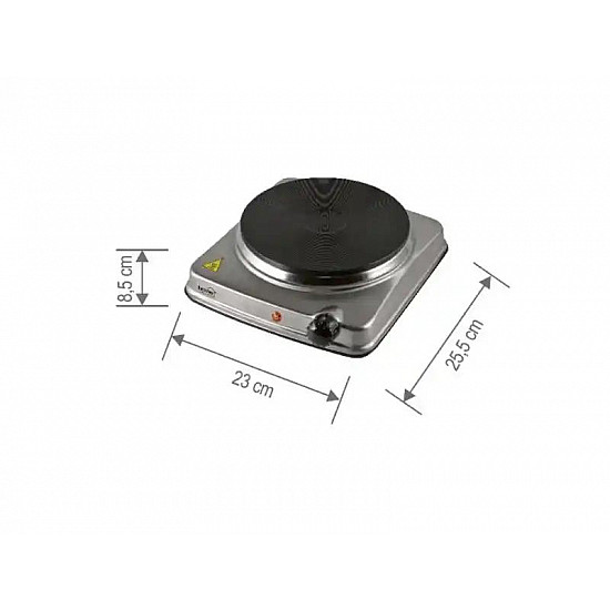 Home električni rešo HG R03SS, snaga 1500W, sivi
