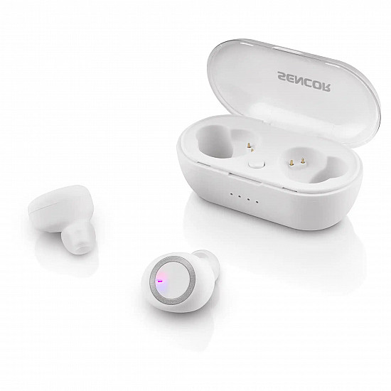 Sencor Bluetooth slušalice SEP 510BT WH, IP44,  TWS bele