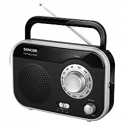 SENCOR radio SRD 210 BC crno, srebrni