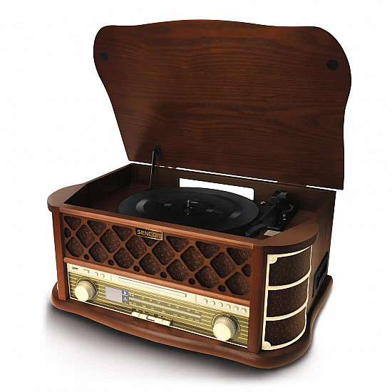 SENCOR gramofon STT 016 USB, SD, FM