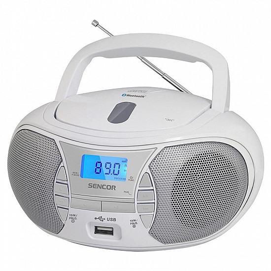 SENCOR radio CD Player SPT 2700 WH S CD, MP3, USB, BT