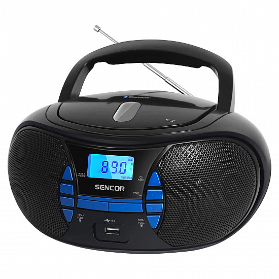 SENCOR radio CD Player SPT 2700 BK S CD, MP3, USB, BT SENCOR radio CD Player SPT 2700 BK S CD, MP3, USB, BT
