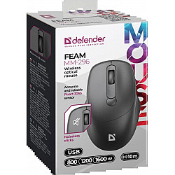 Defender bežični miš Feam MM-296 crni