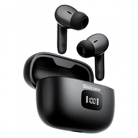 Blackview bežične slušalice AirBuds 8 Polar Night Black, ANC, BT 5.3, Type-C, IPX7