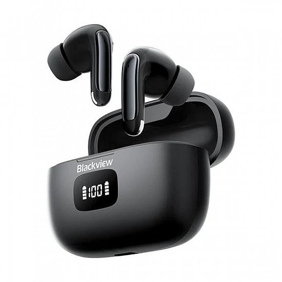 Blackview bežične slušalice AirBuds 8 Polar Night Black, ANC, BT 5.3, Type-C, IPX7