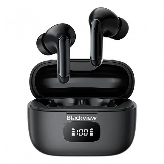 Blackview bežične slušalice AirBuds 8 Polar Night Black, ANC, BT 5.3, Type-C, IPX7