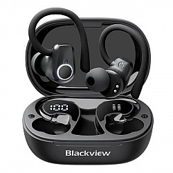 Blackview bežične slušalice sa zakačkom za uši AirBuds 60 Black, BT 5.3, USB Type-C, IPX4