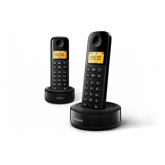 Philips bežični telefon DB1602B, 53 dve slušalice
