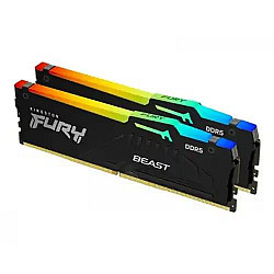Kingston memorija DDR5 64GB (2x32GB) 6000MHz Fury Beast RGB KF560C30BBAK2-64