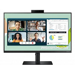 Samsung monitor 24 LS24A400VEUXEN 1920x1080, FHD IPS, 75Hz, 5ms, VGA, DP, HDMI, 3xUSB, Zvučnici, Kamera, Pivot