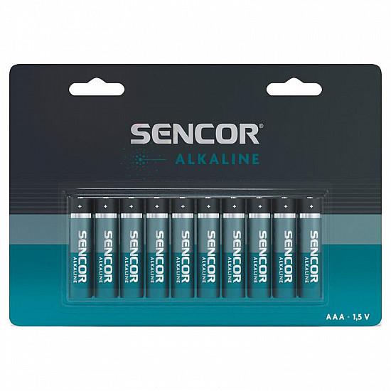 Sencor baterija LR03 AAA 10BP Alkalna 10, 1 Sencor baterija LR03 AAA 10BP Alkalna 10, 1