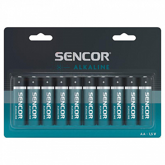 Sencor baterija LR06 AA 10BP Alkalna 10, 1 Sencor baterija LR06 AA 10BP Alkalna 10, 1