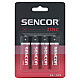 Sencor baterija R06 AA 4BP Cink Karbon 4, 1