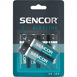 Sencor baterija LR06 AA 4+2BP Alkalne 6, 1