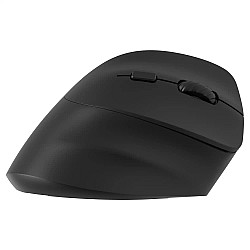 Yenkee bežični miš vertikalni ergonomski YMS 5060R 2400dpi,  Dual mode 2.4, BT Crni