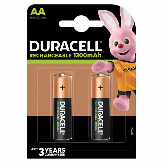 Duracell punjiva baterija AA 1300 mAh Punjiva, 2, 1 pak