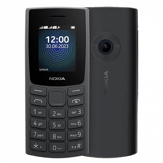 Nokia mobilni telefon 110 DS 2023 Black Nokia mobilni telefon 110 DS 2023 Black