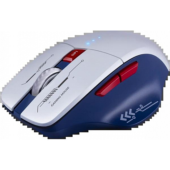 Defender bežični Gaming miš Tisa GM-126 Belo plavi, LED, 7D, 2.4+BT, 1600dp