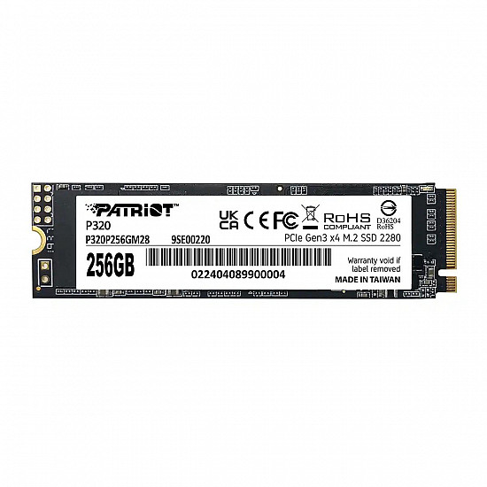 Patriot SSD M.2 NVMe 256GB P320 2200MBs, 1200MBs P320P256GM28