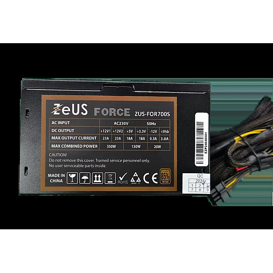 ZEUS napajanje 700W 80 ZUS-FOR700S PLUS Bronze 12cm