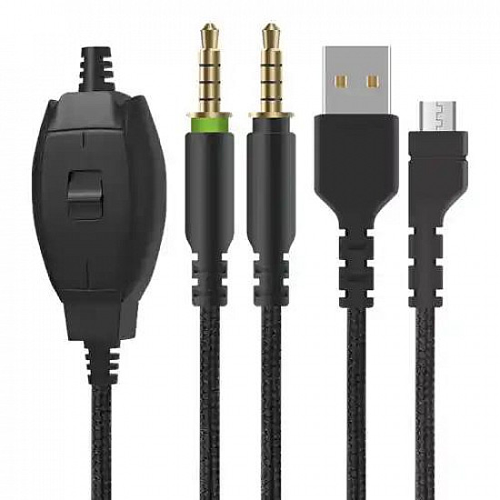 Marvo slušalice sa odvojenim mikrofonom HG9052 7.1 RGB USB, crveno pozadinsko osvetljenje