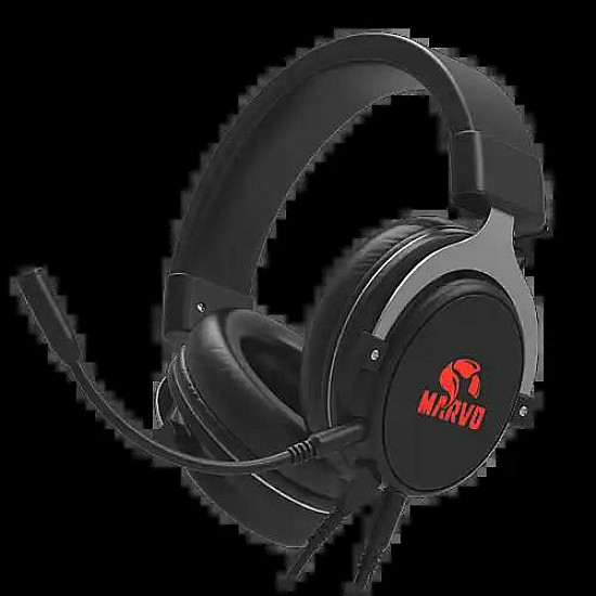 Marvo slušalice sa odvojenim mikrofonom HG9052 7.1 RGB USB, crveno pozadinsko osvetljenje