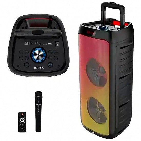 Intex Bluetooth zvučnik T2807 BT,  FM, Aux, USB, SD, 1xBežični mikrofon, Daljinski, 30W