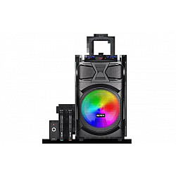 Intex karaoke zvučnik T-350 TUFB (Dual) v5.1 Trolley FM, Aux, HDMI, USB, BT 5.1, 2 x mic,  Daljinski  60W