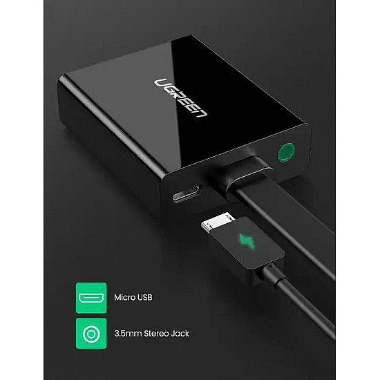 Ugreen adapter koverter HDMI-VGA M, Ž MM103 0.25m