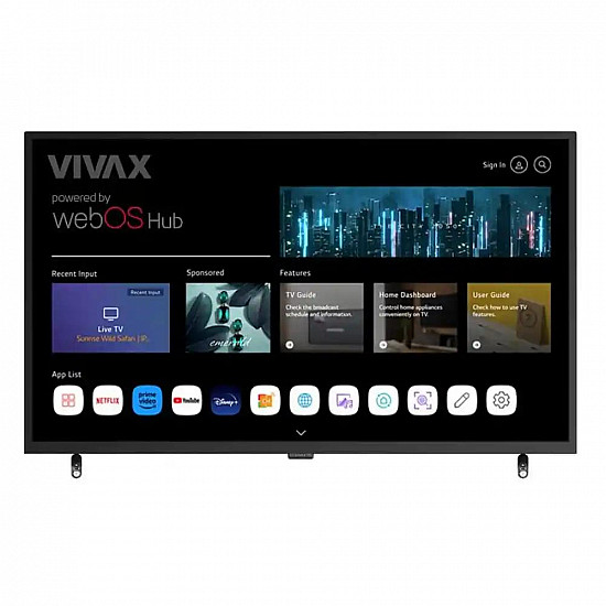 Vivax SMART LED TV 43 43S61WO 1920x1080, Full HD, DVB-T, T2, S2 Vivax SMART LED TV 43 43S61WO 1920x1080, Full HD, DVB-T, T2, S2