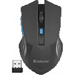Defender bežični miš Accura MM-275 1600 dpi plavo, crna