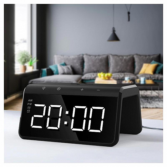 SENCOR FM radio alarm sa bežičnim punjačem SDC 7900 Qi SENCOR FM radio alarm sa bežičnim punjačem SDC 7900 Qi
