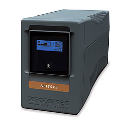 Socomec UPS NeTYS PE 1500VA, 900W 230V 50, 60Hz AVR, Step wave, LCD displej, RJ45, 1xUSB