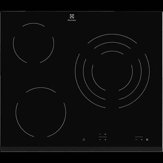 Electrolux Ugradna ploča EHF6232FOK BI širina 60cm, keramička ploča, digitalne komande Electrolux Ugradna ploča EHF6232FOK BI širina 60cm, keramička ploča, digitalne komande