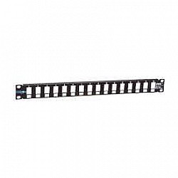 Patch panel modularni 19, 1U sa 24 slota za UTP module UKP-24-1U  bez modula