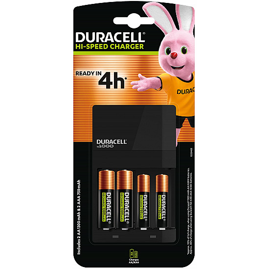 Duracell punjač sa baterijama 2xAA+2xAAA CEF14