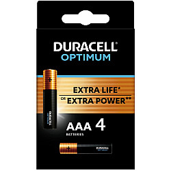 Duracell Baterija nepunjiva Optimum AAA 4kom.