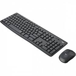 LOGITECH MK295 Silent Wireless Combo YU tastatura + miš crna