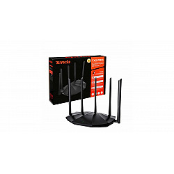 Tenda Wireless Router TX2 PRO AC1500 OFDMA+MU-MIMO 5x6dBi antena, 2,4GHz+5GHz, 1WAN, 3LAN, Repeater, AP
