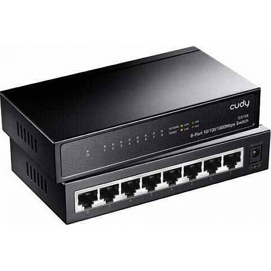 Cudy svič 10, 100, 1000 8-port GS108