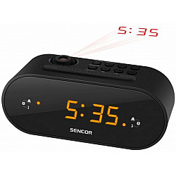 SENCOR FM radio alarm sa projektorom vremena SRC 3100 B crni