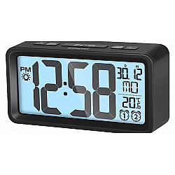 SENCOR digitalni sat sa alarmom SDC 2800 B crni