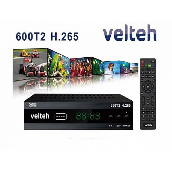 Velteh digitalni risiver DVB-T2 600T2 H.265