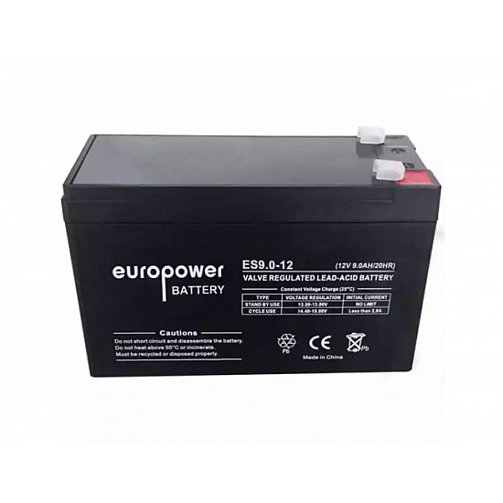EuroPower baterija za UPS ES12-9 12V 9Ah