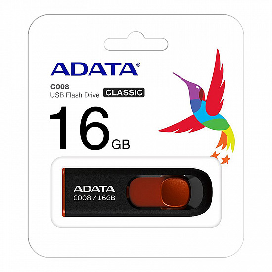 Adata USB memorija 16GB C008 Black